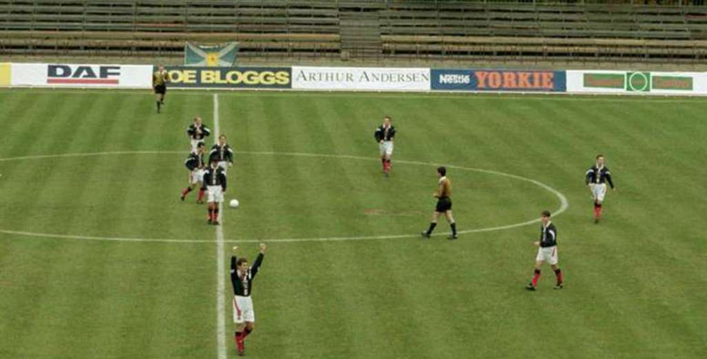 El día que un equipo jugó un partido oficial de tres segundos