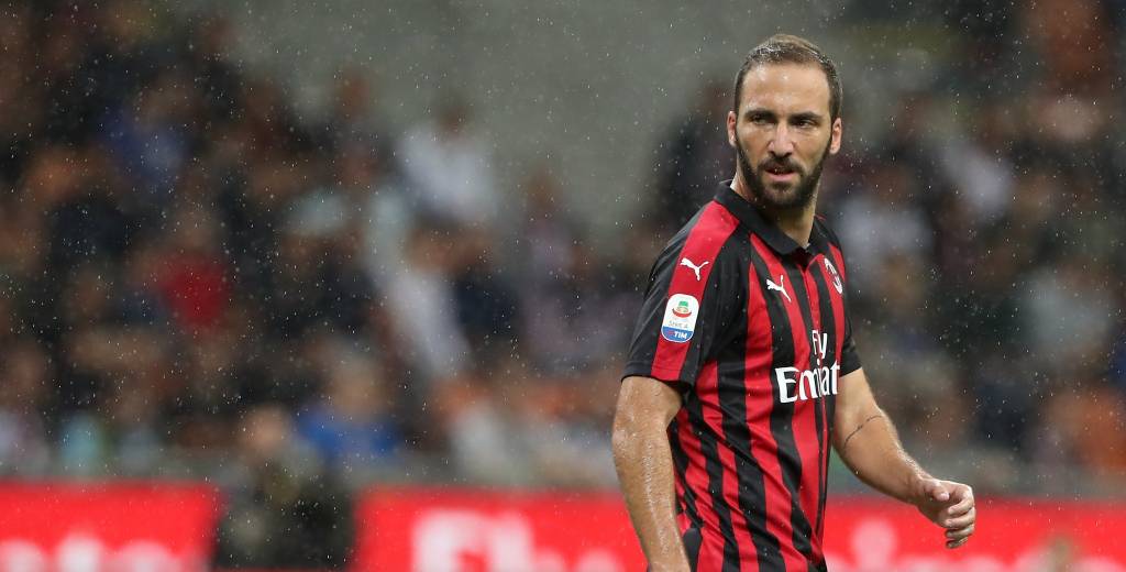 Higuaín se va del Milan y ya tiene nuevo equipo