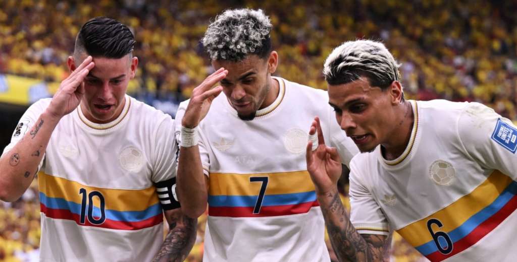 Colombia humilló 4-0 a un Chile que se hunde en las Eliminatorias