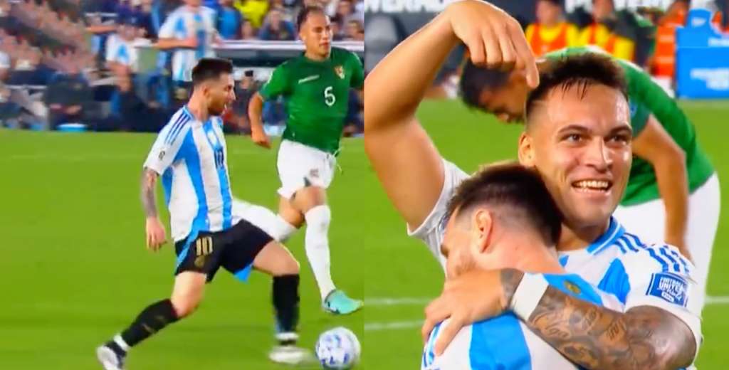 Messi es una cosa de locos: le "regaló" el 2-0 a Lautaro con esta jugada