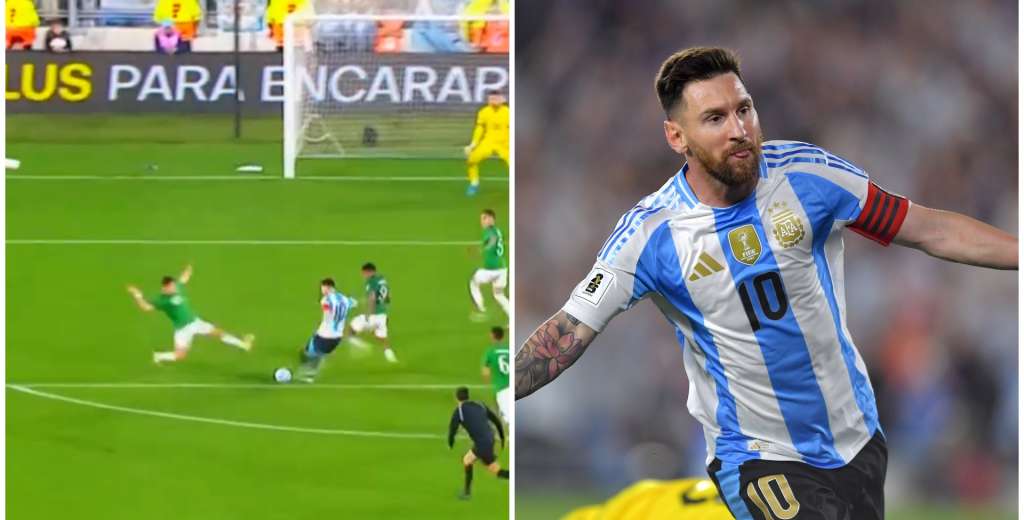 No es de este mundo, anormal: Messi, un minuto y dos golazos a Bolivia