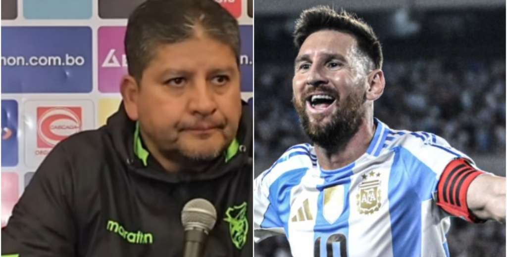 El técnico de Bolivia y su frase luego de ver a Messi humillar a su equipo