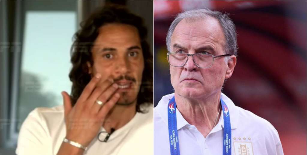 Y tras lo de Suárez, Cavani también fulminó a Bielsa: Uruguay sigue en llamas