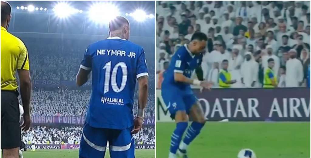 Neymar es distinto a todo: volvió a jugar tras 369 días y casi marca un golazo