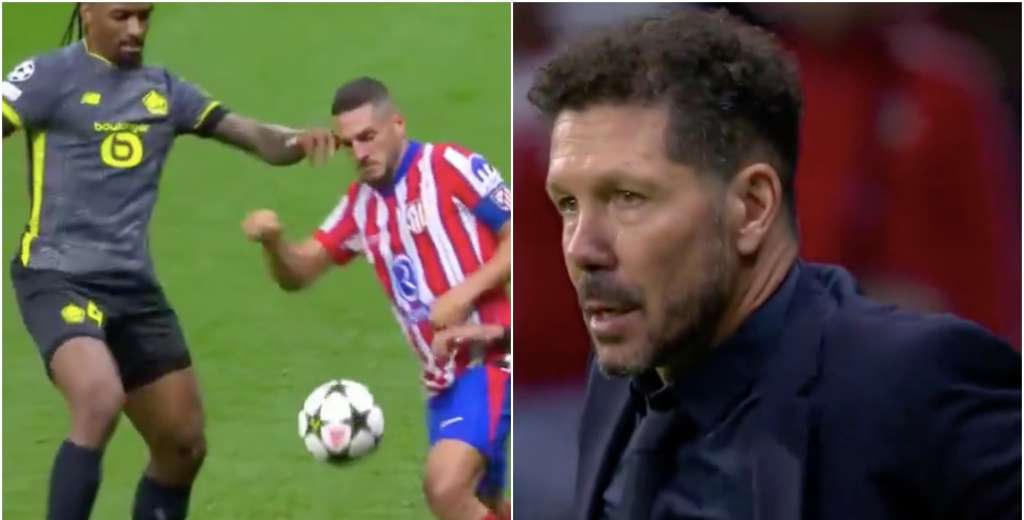 Atlético de Madrid pierde por un penal fantasma y Simeone estalla: "Son todos..."