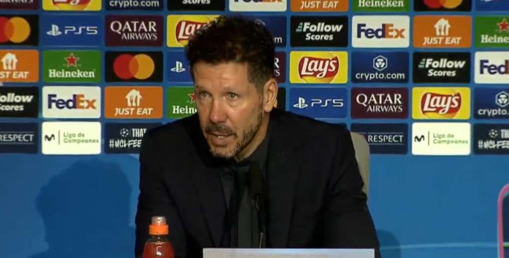 Simeone explota contra el arbitraje: "No hay mano, es un error brutal"