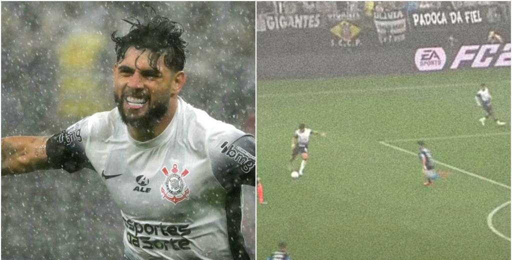 Corinthians imparable: doblete y golazo de Yuri Alberto bajo la lluvia