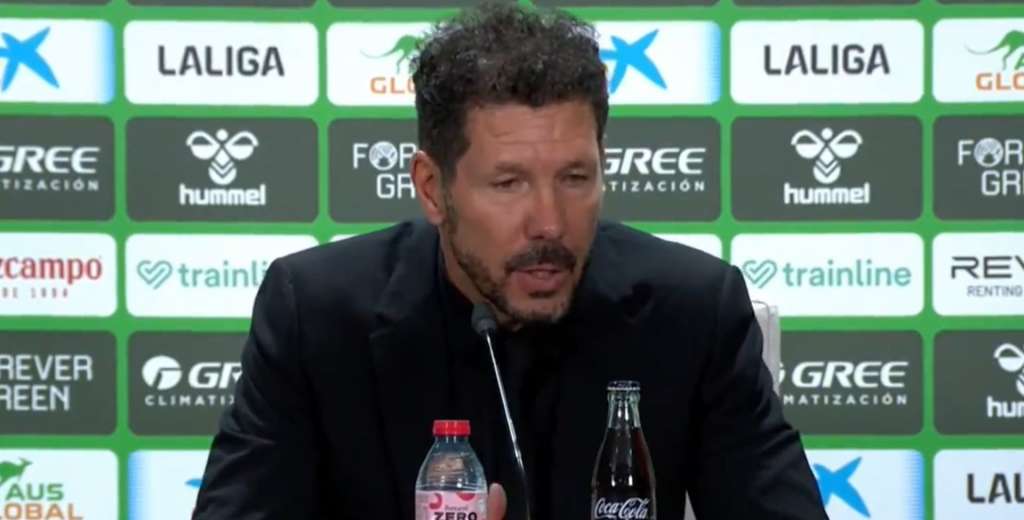 Simeone, lapidario tras la derrota ante Betis: "El entrenador no pudo..."