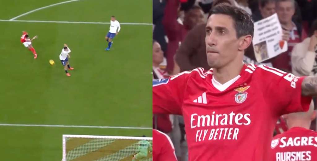 El brutal golazo de Di Maria en el Benfica: un misil inatajable