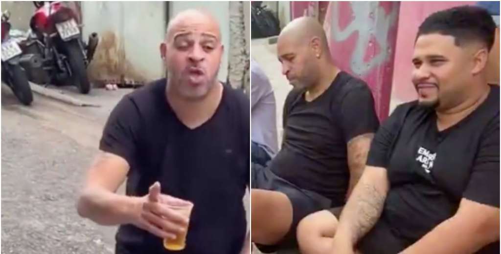 De ser el mejor del mundo a esto: la devastadora imagen de Adriano en la favela