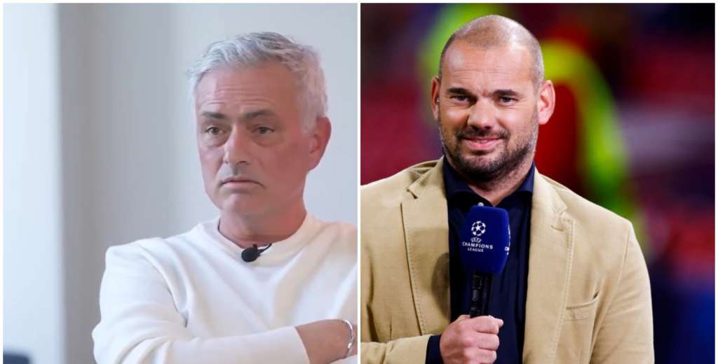 Mourinho le respondió a Sneijder: "¿Que Messi robó el Balón de Oro?"