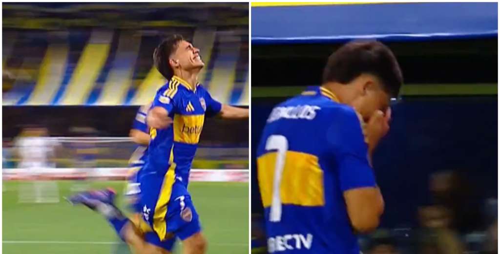 Cortó la racha: Zeballos metió un golazo y se largó a llorar