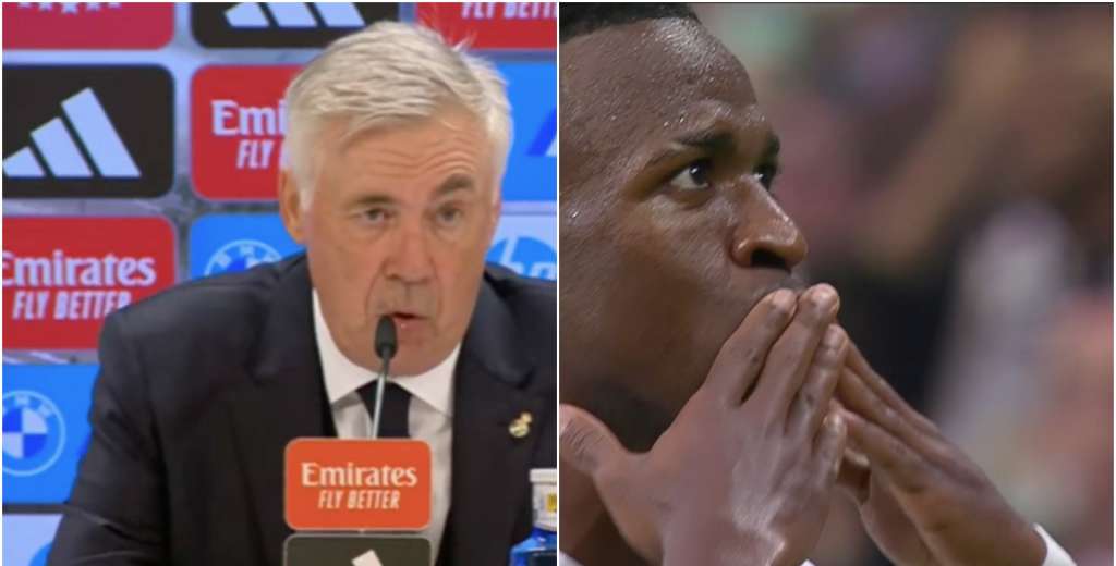 Real Madrid goleó, Vinicius hizo tres y Ancelotti le dejó un palazo al Balón de Oro