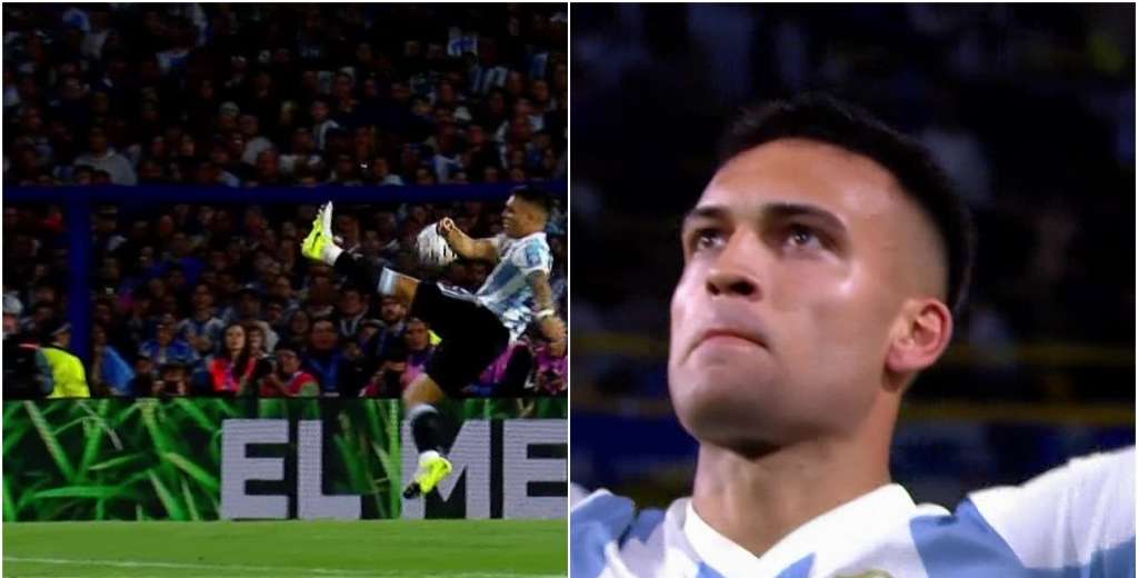 Una bestia, una locura: Lautaro Martínez y un golazo de PlayStation a Perú