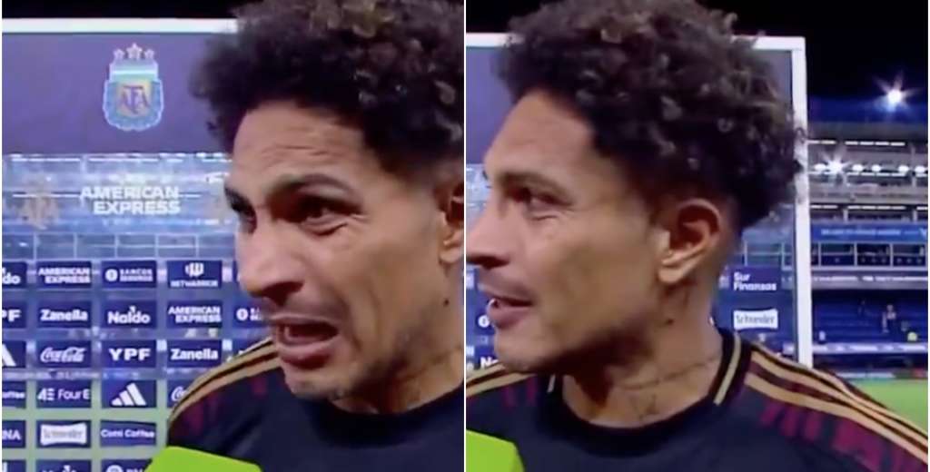 El estallido de Paolo Guerrero tras la derrota: "La verdad es que a Messi no..."