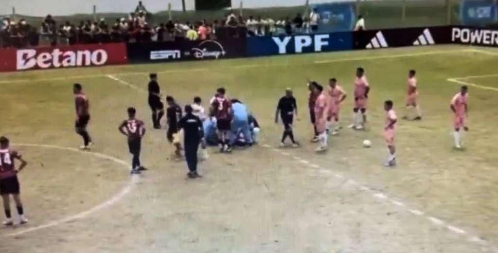 Video: dejaron inconsciente a un ex jugador de Cruz Azul en la Copa Potrero