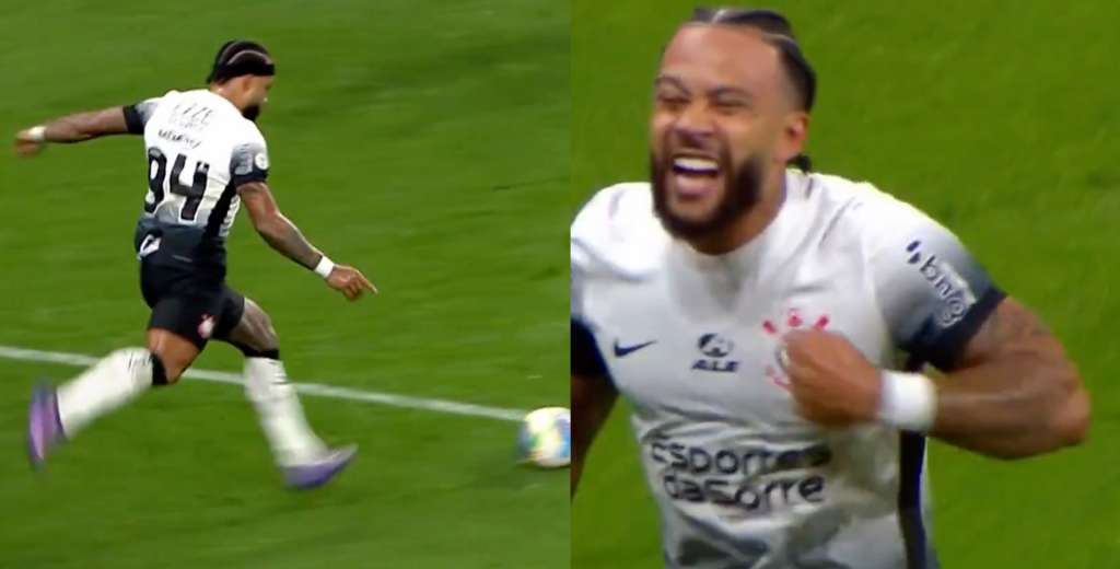 Depay metió este golazo y Corinthians tiene un pie en la Libertadores 2025