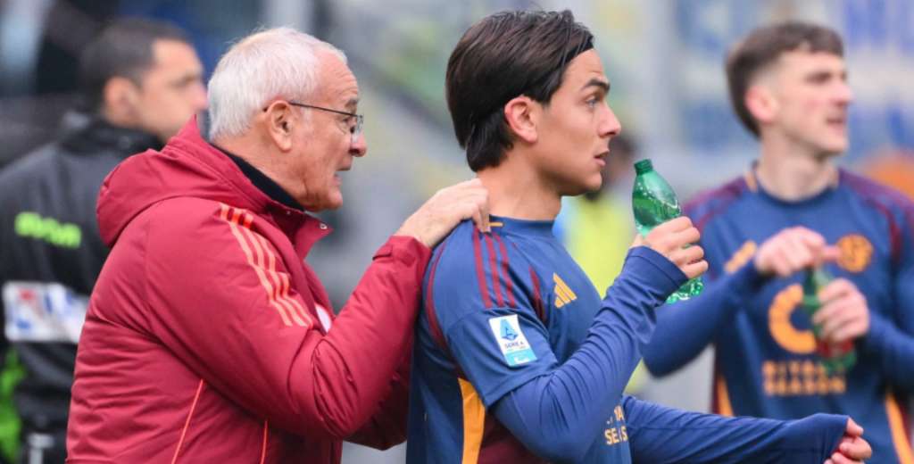 Dybala marcó dos goles y Ranieri lo dejó claro: "Paulo quiere quedarse en Roma"