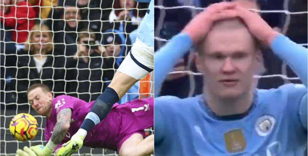 Este no es Haaland: Pickford le atajó un penal al noruego y el City se hunde