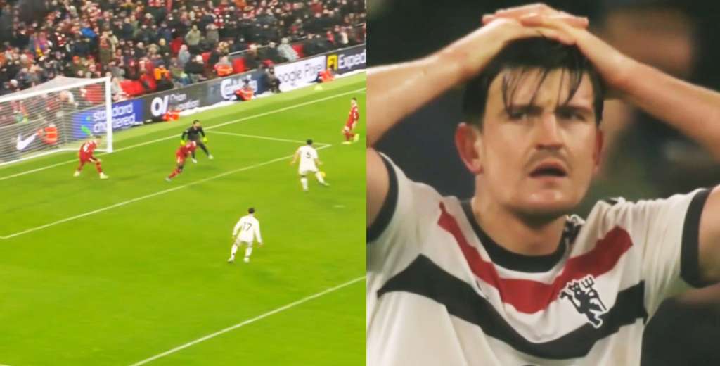 ¡No se puede creer!: iban 96 minutos y Maguire se perdió este gol