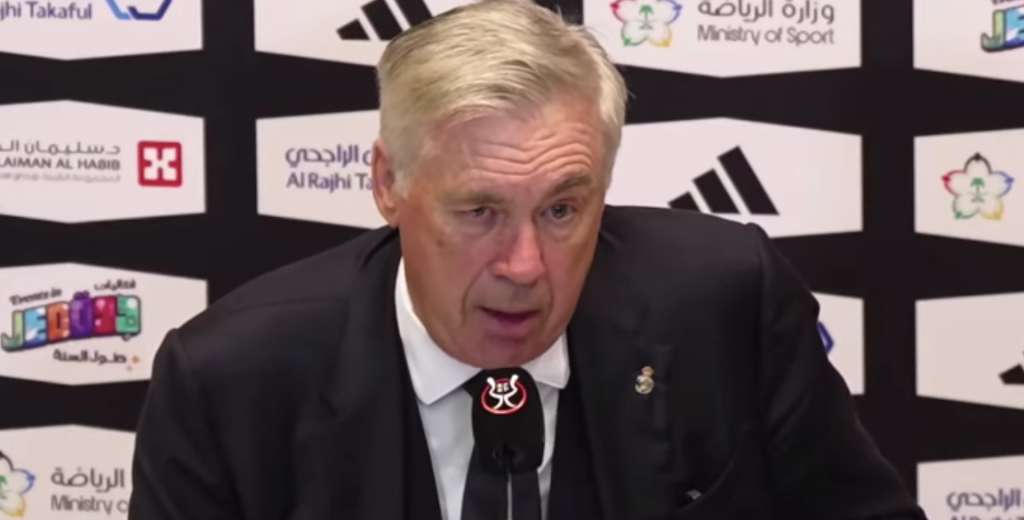 Carlo Ancelotti y una bomba tras el 5-2: "Fue el único que jugó bien, el resto..."