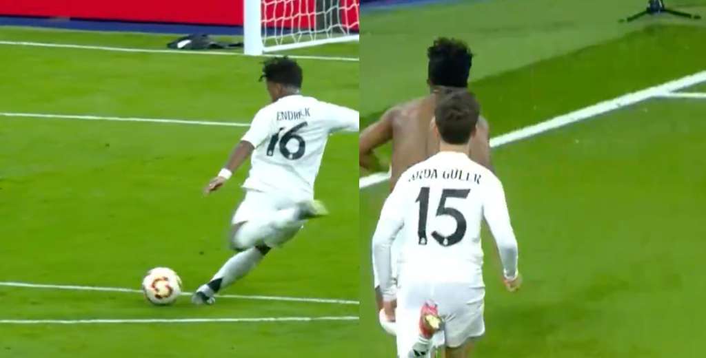 Endrick apareció en el peor momento: golazo para el 3-2 del Real Madrid