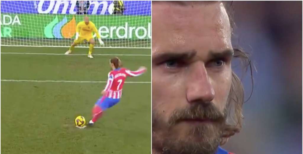 Minuto 90 y perdiendo 1-0: Griezmann y uno de los peores penales de su vida...