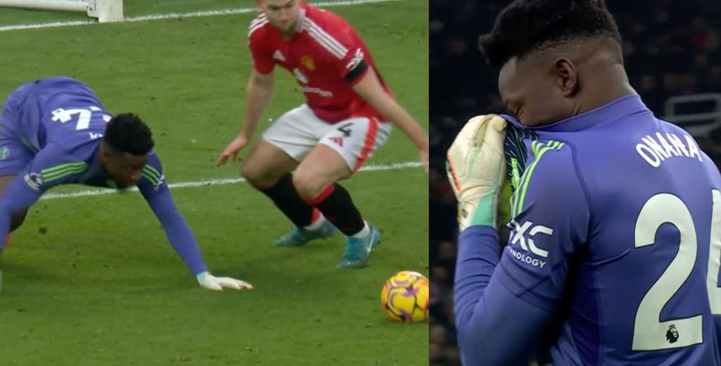 Otro papelón de Onana en Manchester United: así regaló el tercer gol