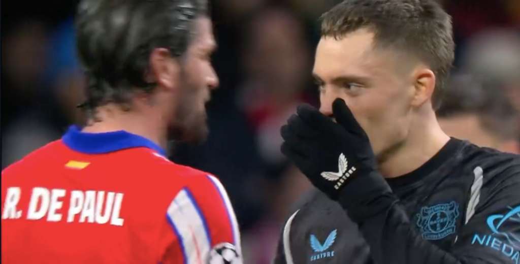 De Paul se hartó de Florian Wirtz y se lo dejó claro cara a cara: "Sos un..."