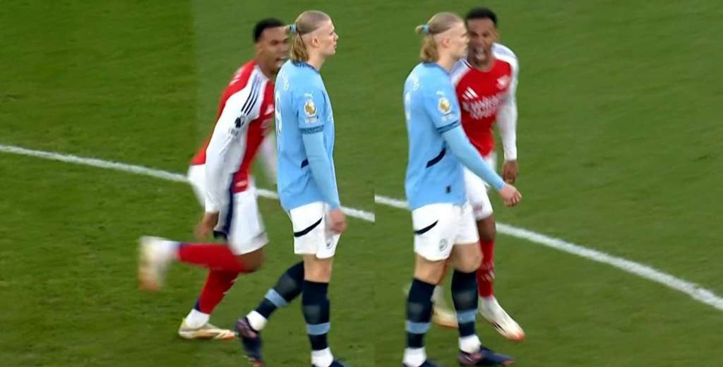 Magalhaes perdió los códigos: le gritó el gol en la cara a Haaland