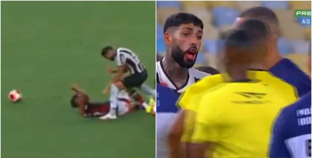 Locura en Brasil: Barboza terminó sangrando tras las piñas entre Botafogo y Flamengo