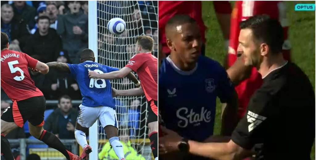 Escándalo en la Premier: De Ligt bajó a Young en el área pero el VAR anuló el penal