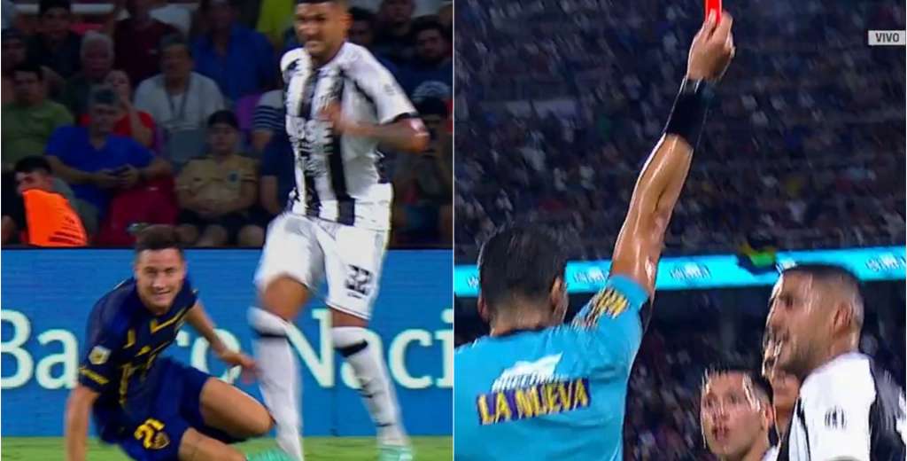 Se le salió la cadena: perdiendo 2-0, Galván pisó a Ander Herrera y lo echaron