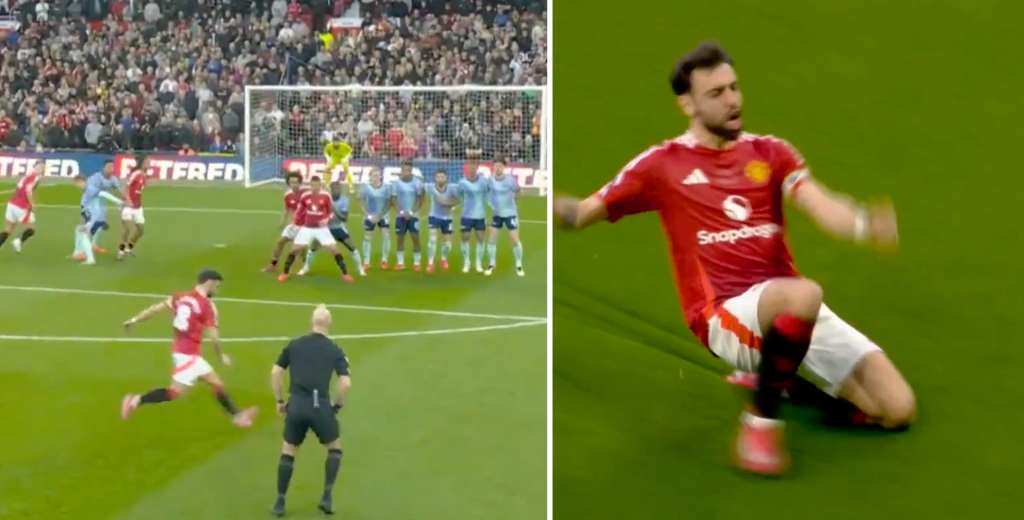 A lo Messi: Bruno Fernandes liquidó al Arsenal con este tiro libre