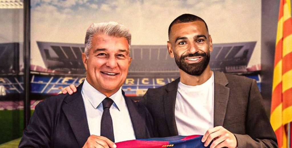 Ellos dos no quieren el fichaje de Salah por FC Barcelona: Laporta ya lo sabe...