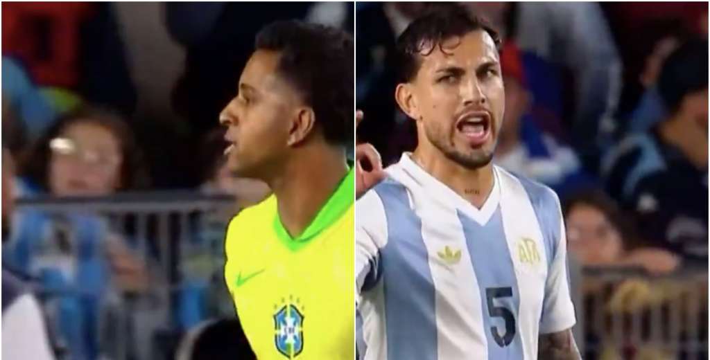 "Sos muy malo", le gritó Rodrygo, pero Paredes lo arruinó con su respuesta...
