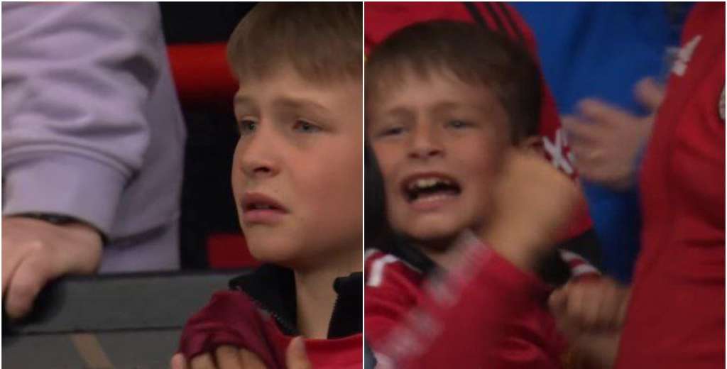 Esto provoca el fútbol: el niño del United que impactó a todos en 120 segundos