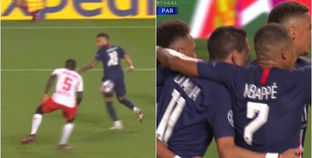 Neymar no es normal: la irreal jugada que hizo contra Leipzig