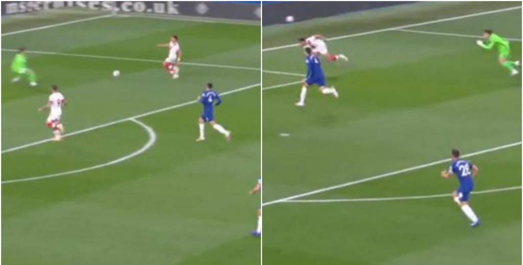 Chelsea no sabe qué hacer: Kepa quiso despejar el balón...