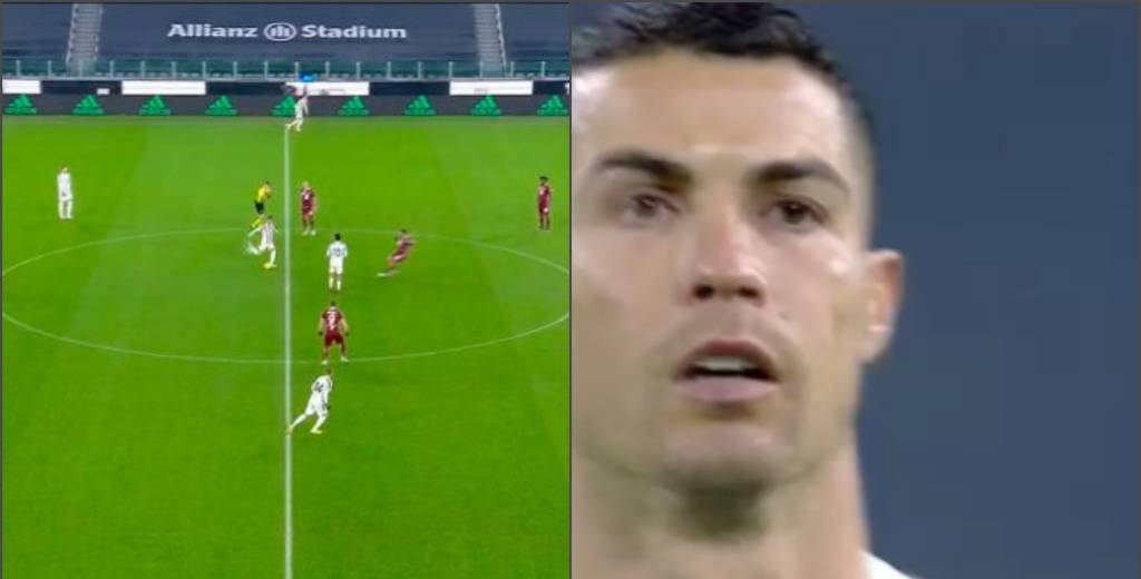 Cristiano intentó el gol de su vida: sacó del medio y le pegó al arco