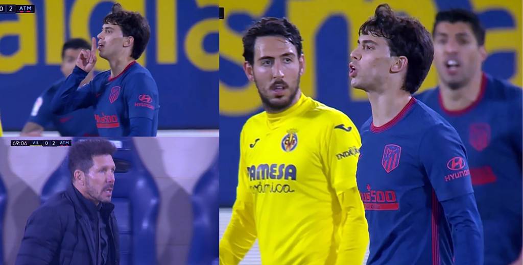 Joao Félix metió un golazo, miró a Simeone y le gritó: "Cállate la boca"