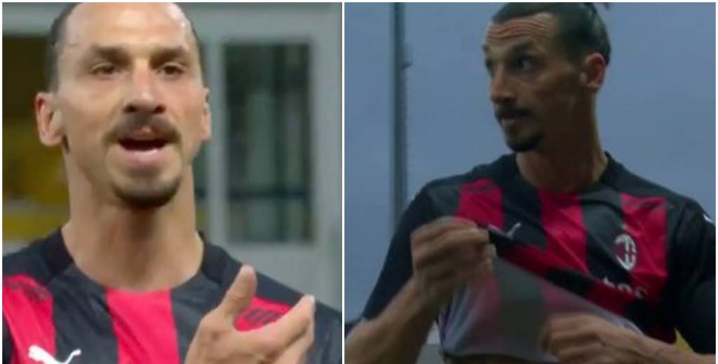 Ibrahimovic es así: recibió la roja más insólita de su carrera