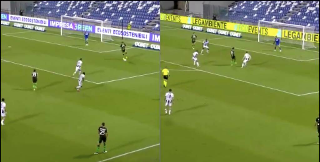 Así sale jugando desde el fondo el Sassuolo de Italia: locura total