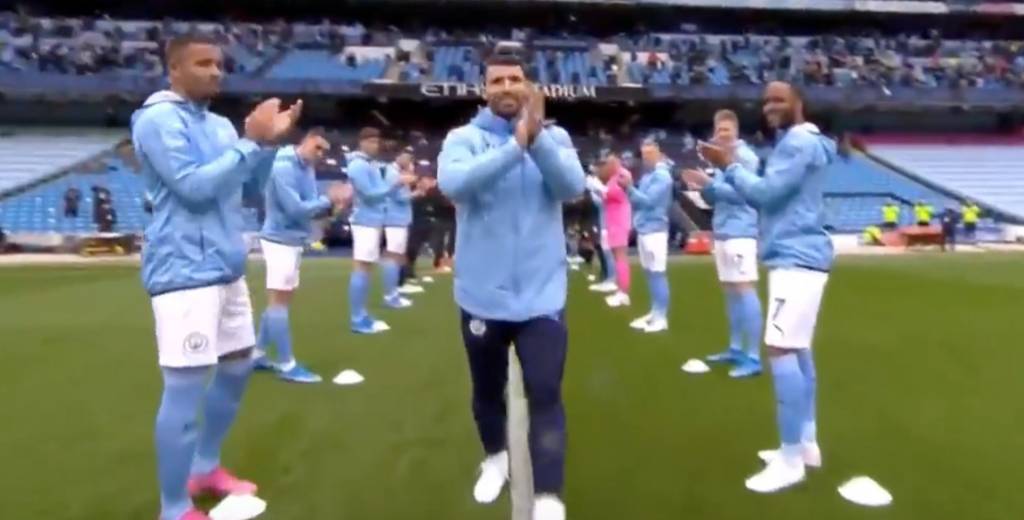 La tremenda despedida que le hizo el City al Kun Agüero