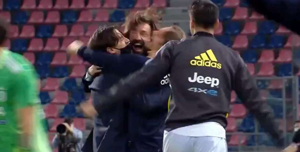 La reacción de Juventus cuando clasificaron a la Champions