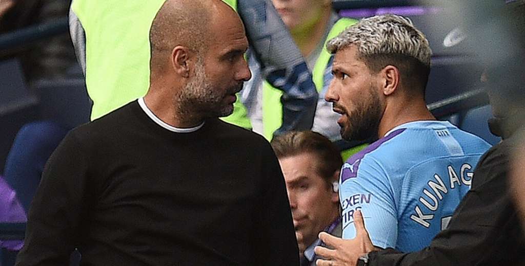 Guardiola echó al Kun Agüero de Manchester City