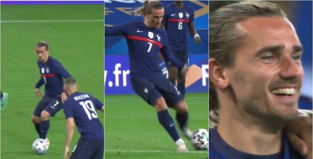 Francia da miedo: el golazo que inventaron Mbappé y Griezmann