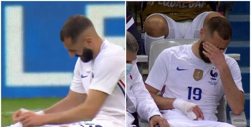 Una pesadilla: Benzema pide el cambio y sale llorando