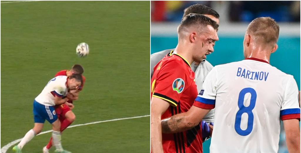 Castagne se fractura la cara y se queda afuera de la Euro2020