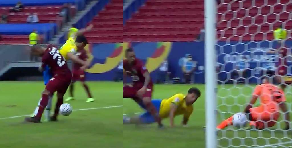 El gol imposible de Marquinhos a Venezuela